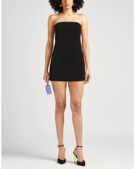 16Arlington Black Mini Dress Polyester
