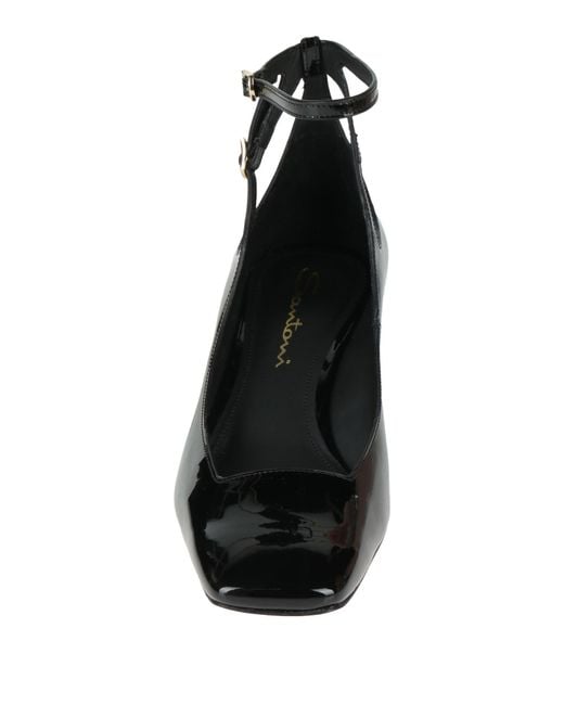 Santoni Black Pumps