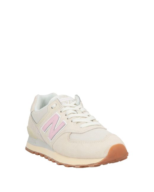 New Balance White Trainers