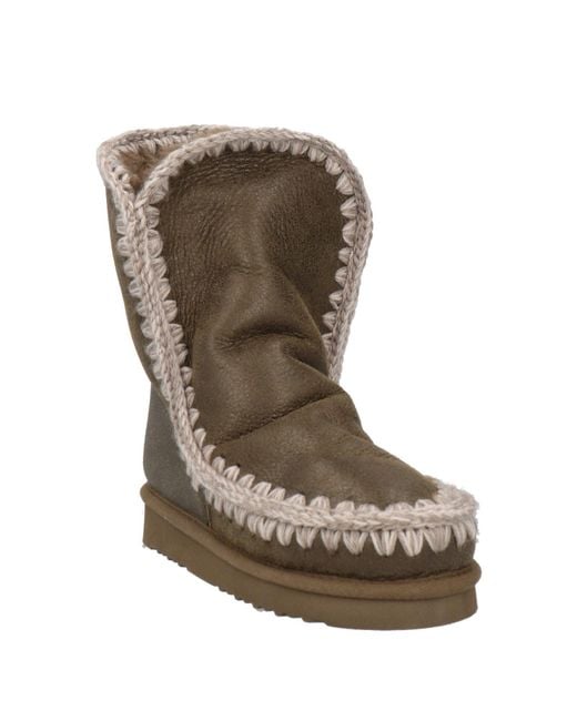 Mou Brown Ankle Boots