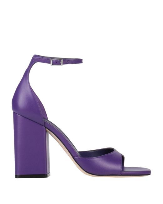 Paris Texas Purple Sandals