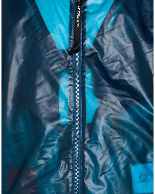 C P Company Blue Jacket Polyurethane for men