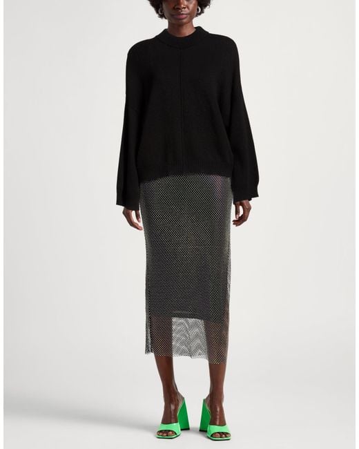 ViCOLO Black Turtleneck Viscose, Polyamide, Wool, Cashmere