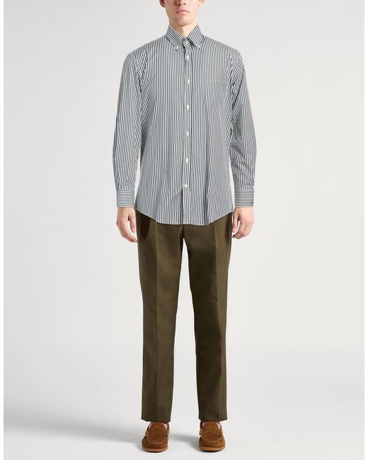 Paul & Shark Gray Midnight Shirt Cotton for men