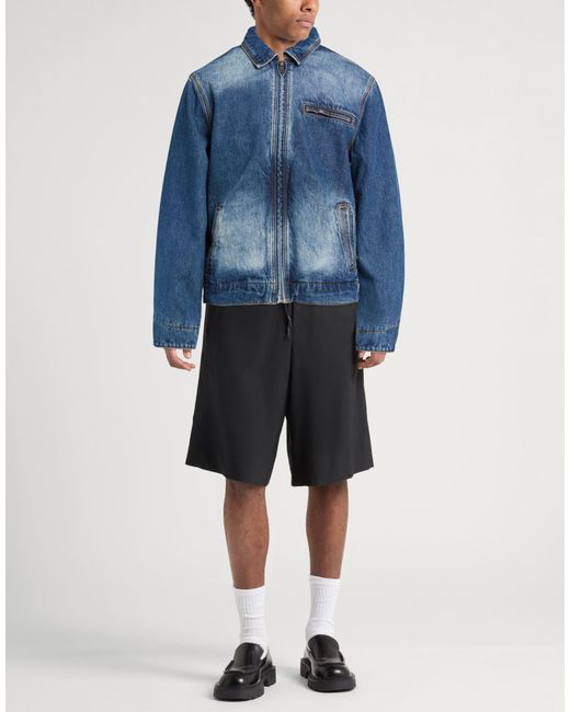 Guess Blue Denim Outerwear for men