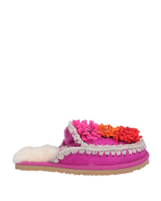 Mou Pink Mules & Clogs