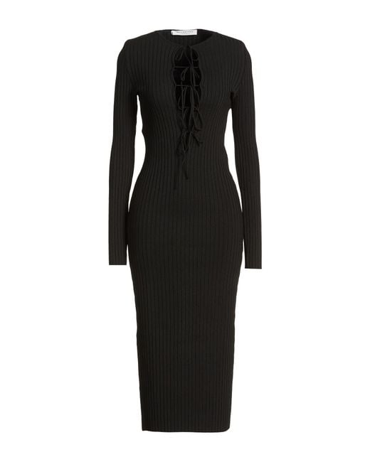 Philosophy Di Lorenzo Serafini Black Midi Dresses