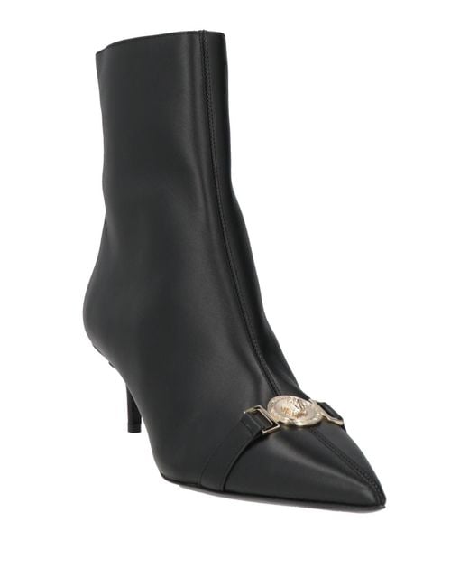 Versace Black Ankle Boots Lambskin