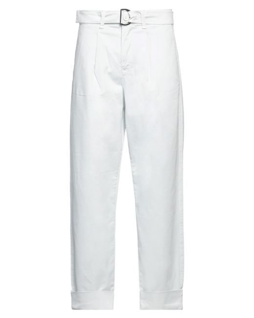 Exibit White Trouser for men
