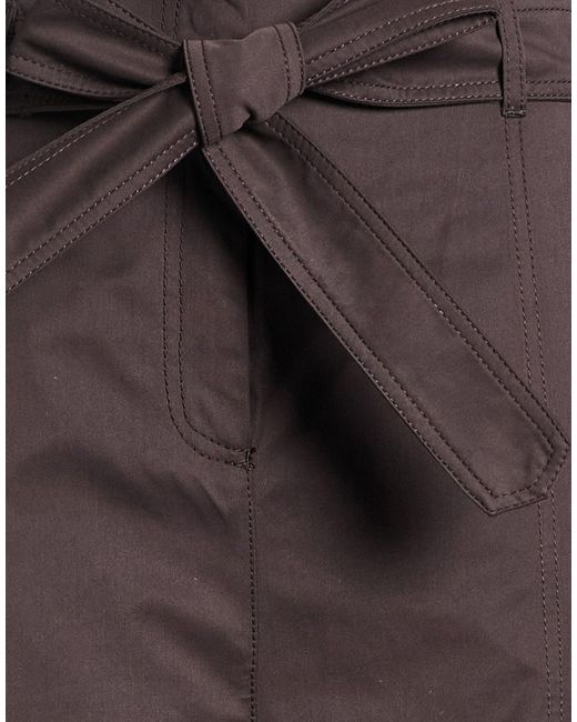 ANDAMANE Brown Pants Polyester, Polyamide