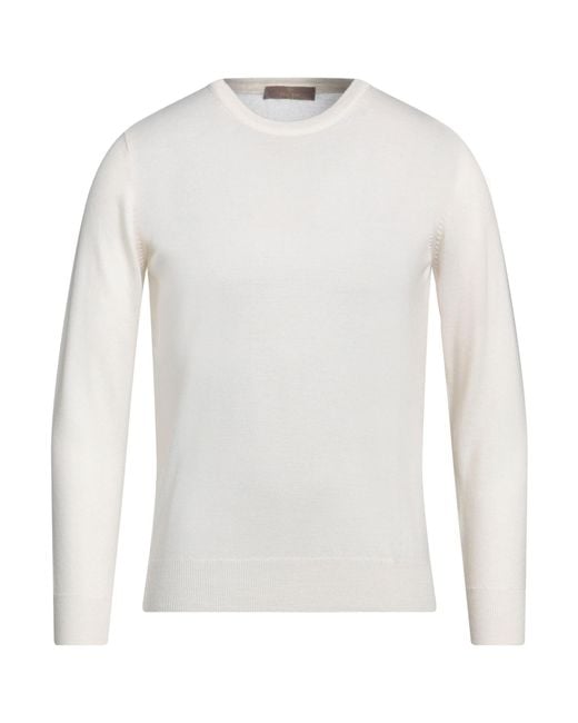 Cruciani White Jumper for men