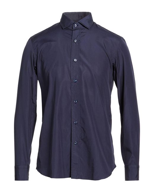 Salvatore Piccolo Blue Shirt for men