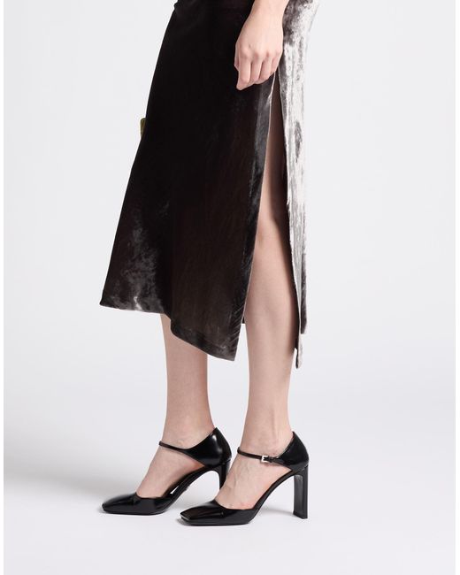Alpha Studio Black Khaki Maxi Dress Polyester