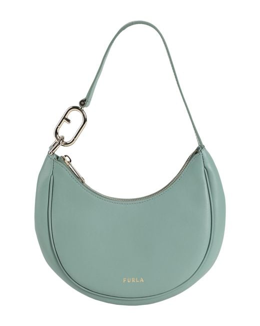 Furla Blue Primavera S Shoulder Bag -- Handbag Calfskin