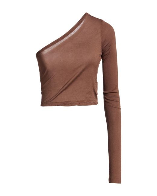 Rick Owens Brown Top Cotton