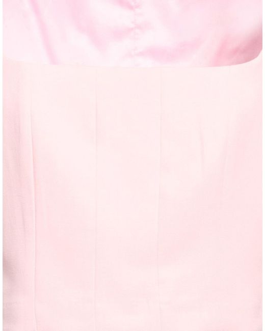 Staud Pink Top Polyester, Viscose, Elastane