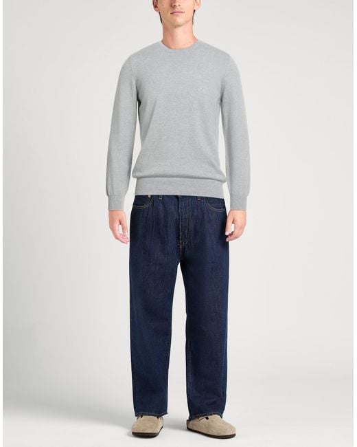 Gran Sasso Gray Light Sweater Virgin Wool, Viscose, Cashmere for men