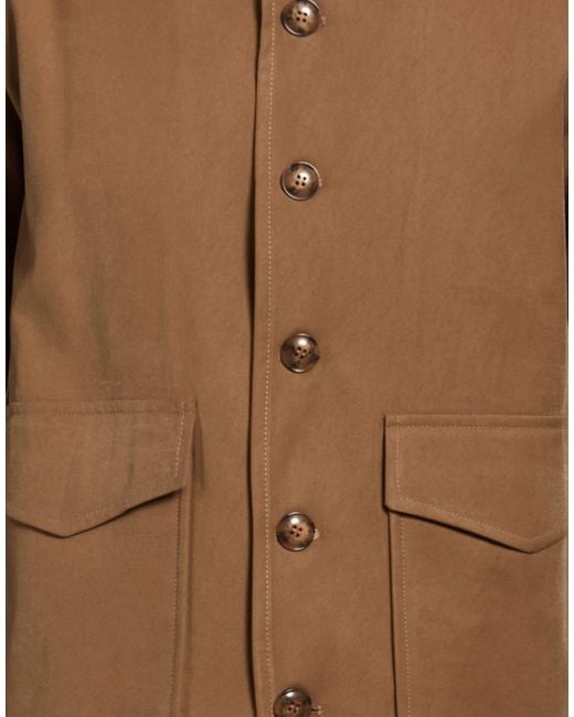 Berna Brown Jacket Viscose, Elastane for men