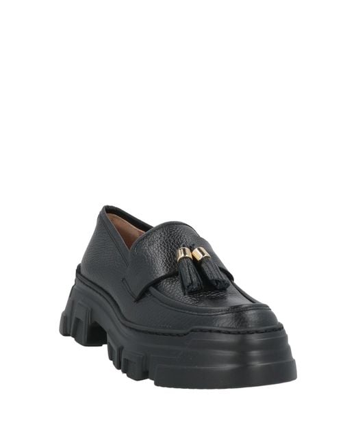 Pollini Black Mokassin