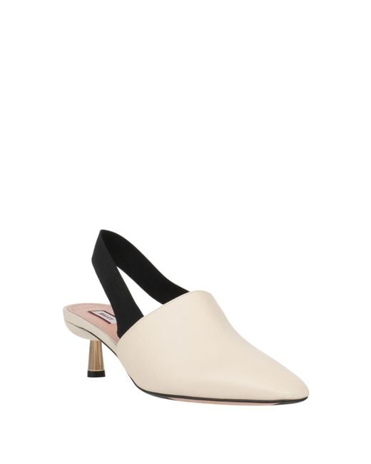 Bally White Pumps