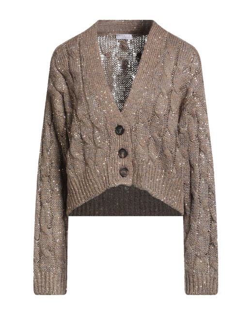 Brunello Cucinelli Brown Cardigan