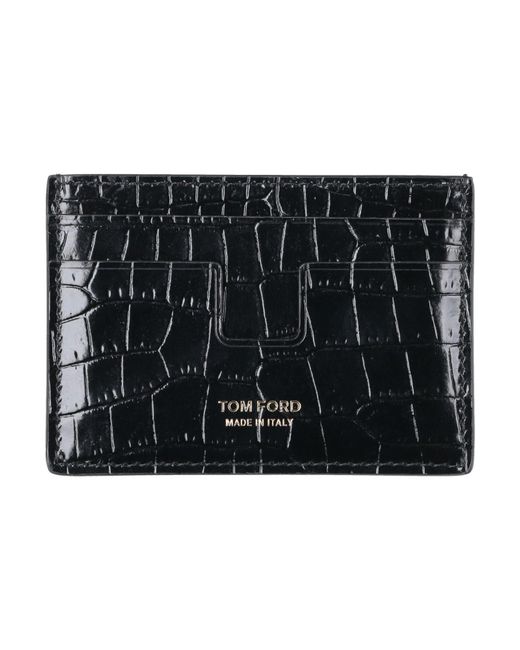 Tom Ford Black Cardholder for men