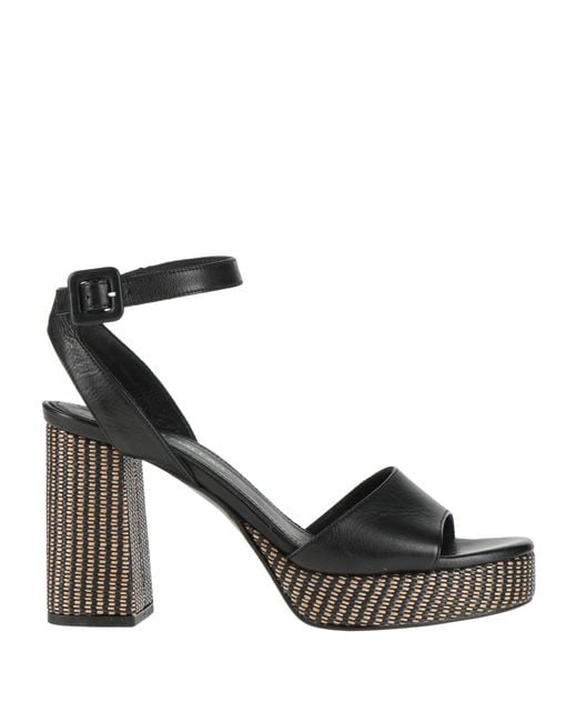 Tsakiris Mallas Black Sandals Leather