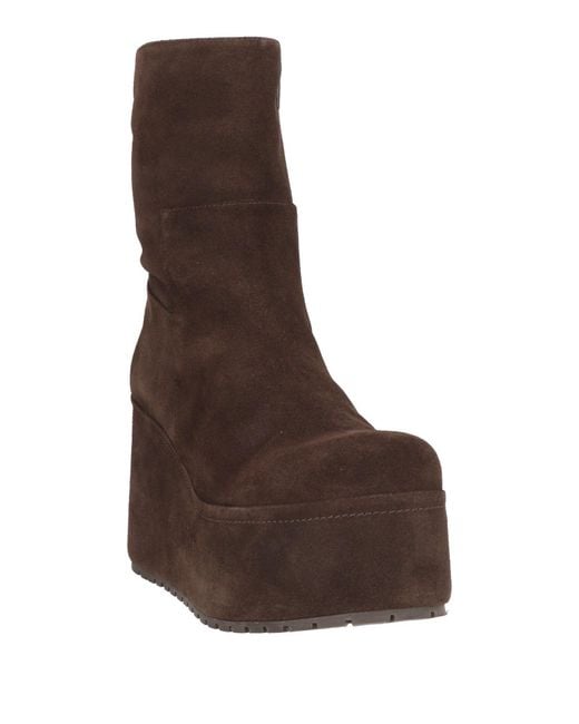 Paloma Barceló Brown Ankle Boots