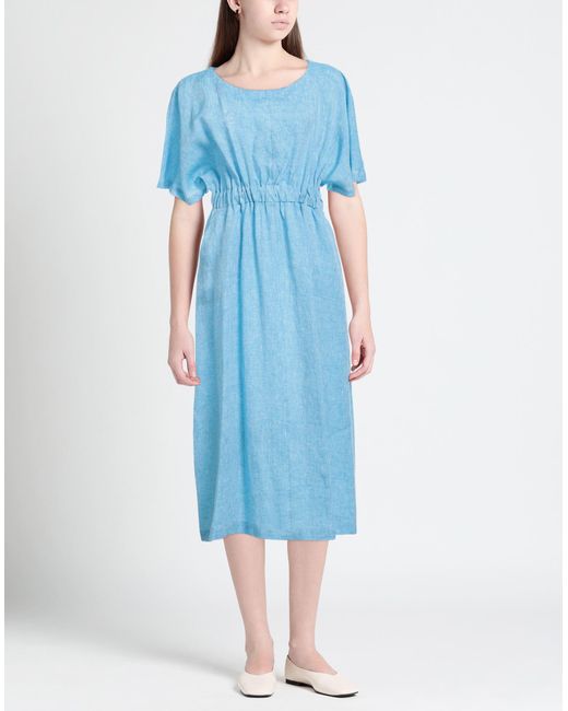 Vicario Cinque Blue Midi Dress