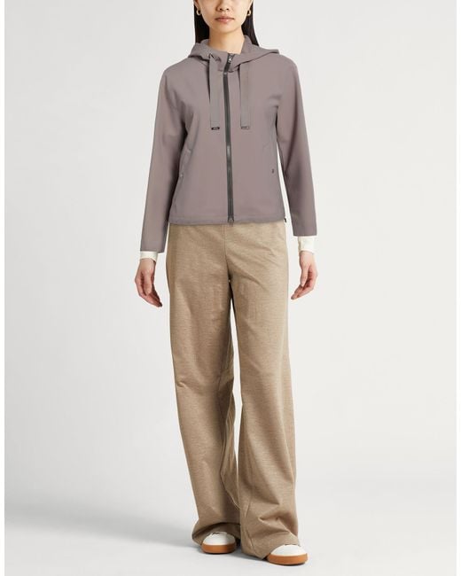 Herno Brown Jacket Polyamide, Elastane