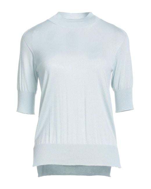 Jil Sander Blue Turtleneck