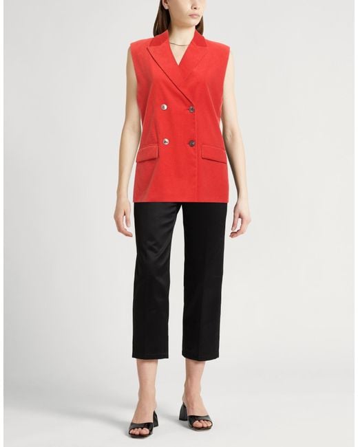 Agnona Red Blazers