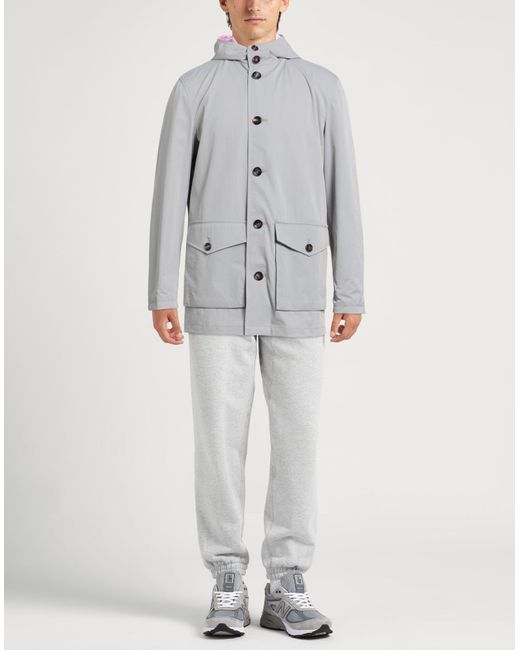 KIRED Gray Jacket Polyamide, Elastane for men