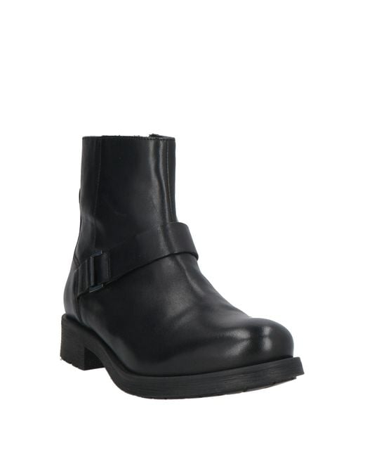 Geox Black Ankle Boots Leather