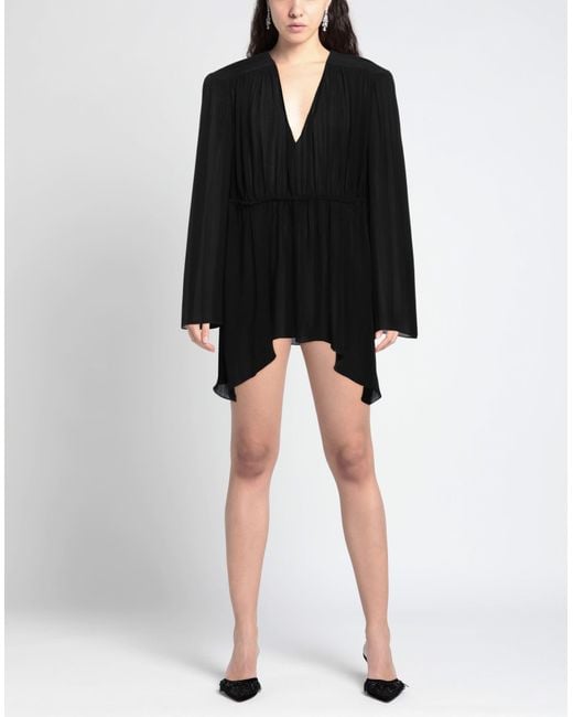Wardrobe NYC Black Mini Dress Silk