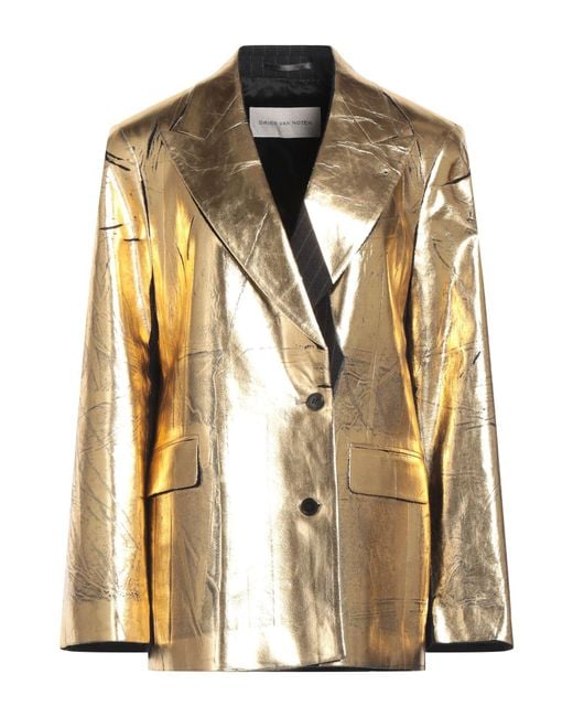 Dries Van Noten Metallic Blazer