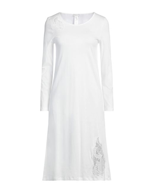 Hanro White Midi Dress