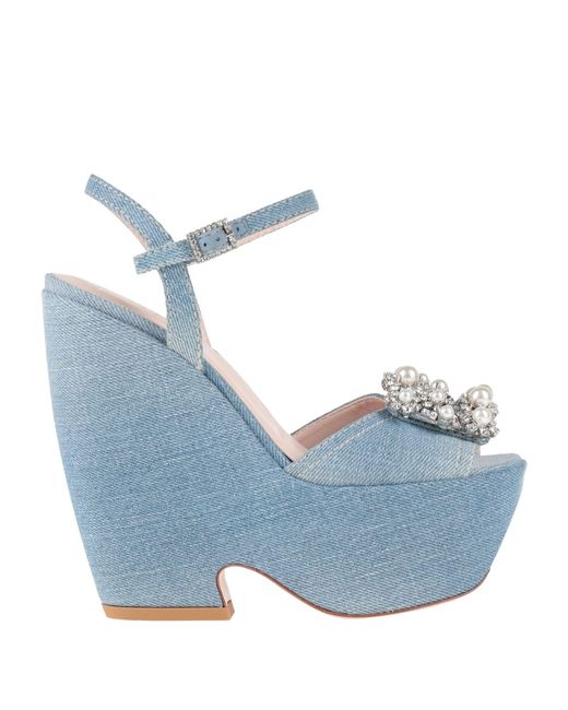 Roger Vivier Blue Sandals