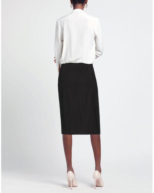 Karl Lagerfeld Black Midi Skirt