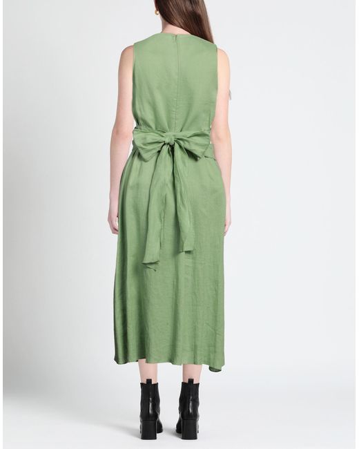 Emporio Armani Green Midi-Kleid