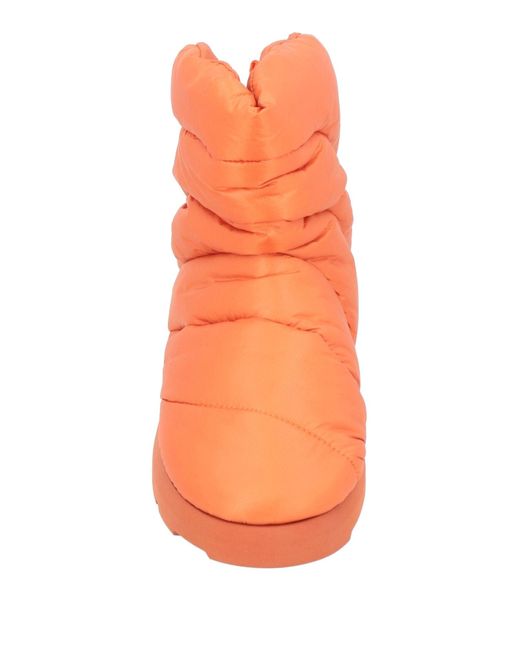 PIUMESTUDIO Orange Ankle Boots