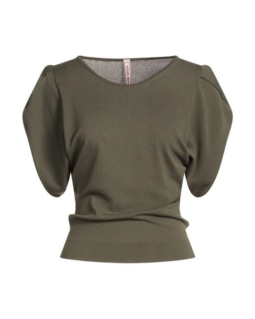 Antonio Marras Green Military Sweater Viscose, Polyamide