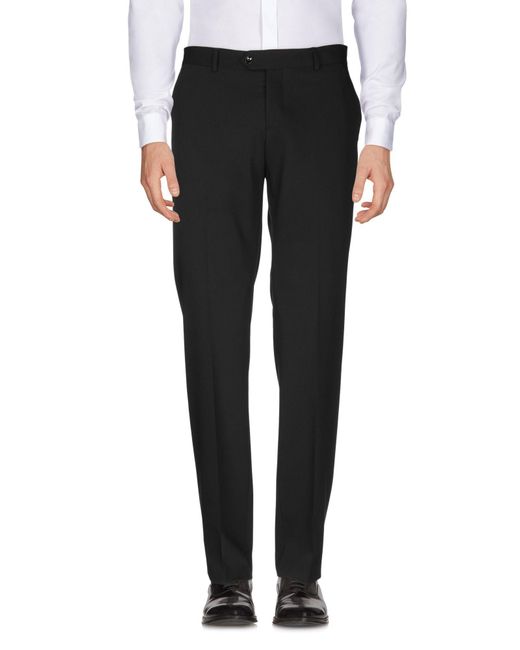 Havana & Co. Black Pants Polyester, Viscose, Elastane for men