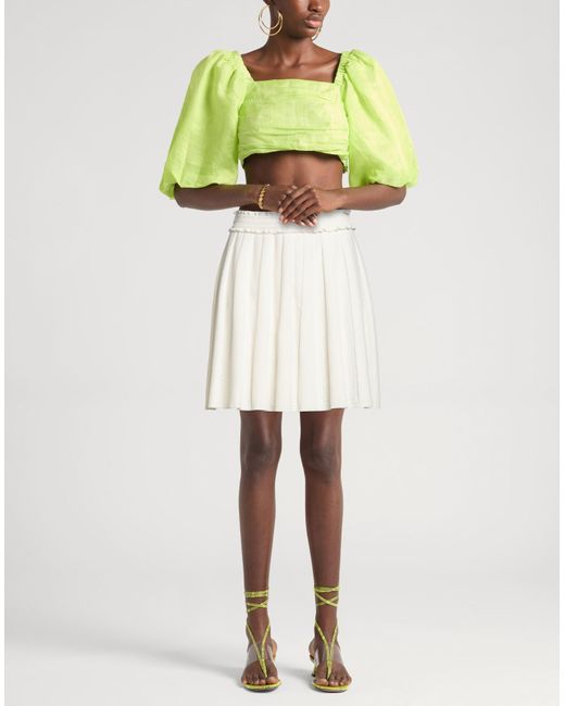 Sandro White Mini Skirt