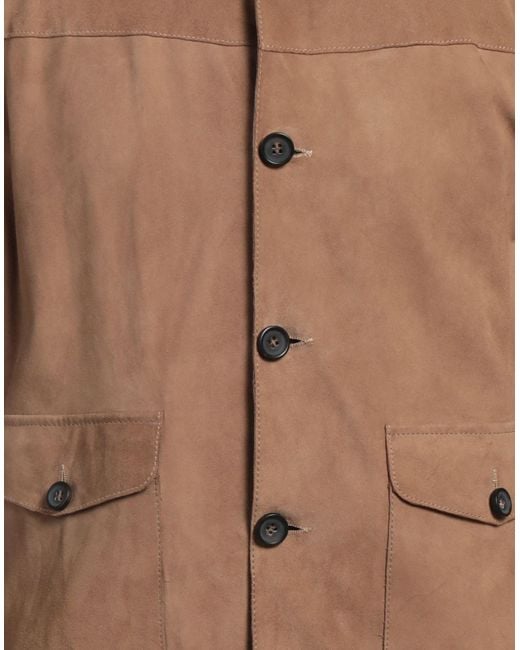 Luigi Bianchi Brown Jacket for men