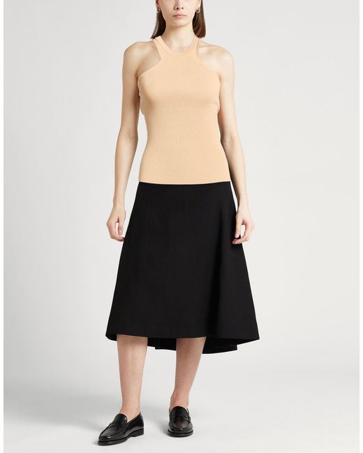 Erika Cavallini Semi Couture Natural Tank Top Viscose, Polyamide