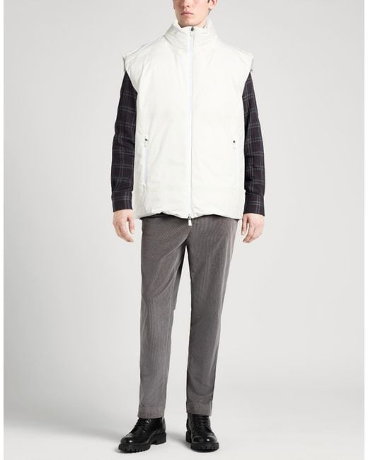 Chompa Sin Mangas Herno de hombre de color White