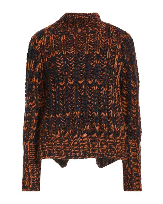 Tod's Brown Cardigan Alpaca Wool, Polyamide, Wool