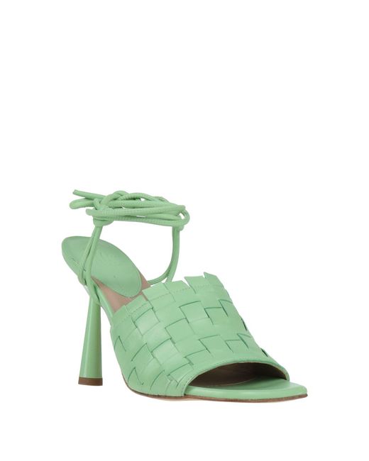 Ixos Green Sandals Leather