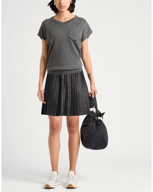 Versace Jeans Couture Black Mini Skirt Polyester